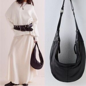 FREE PEOPLE Idle Hands Sling In Black NWOT